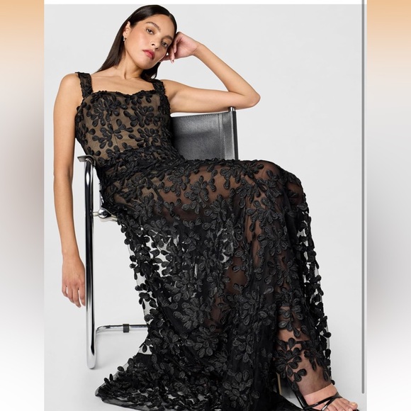 Dress the Population Women's Anabel Sweetheart Bustier Maxi Dress, Black, XS - Picture 2 of 5